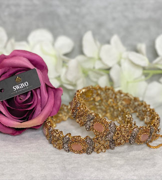 Iris Polki Bangles Pair image 0