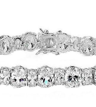 Stunning Oval CZ Bracelet image 0