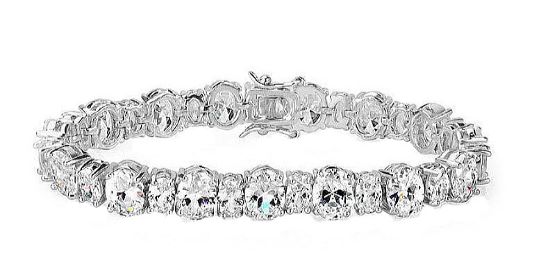 Stunning Oval CZ Bracelet image 0