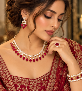 Teardrop Pearl Set
