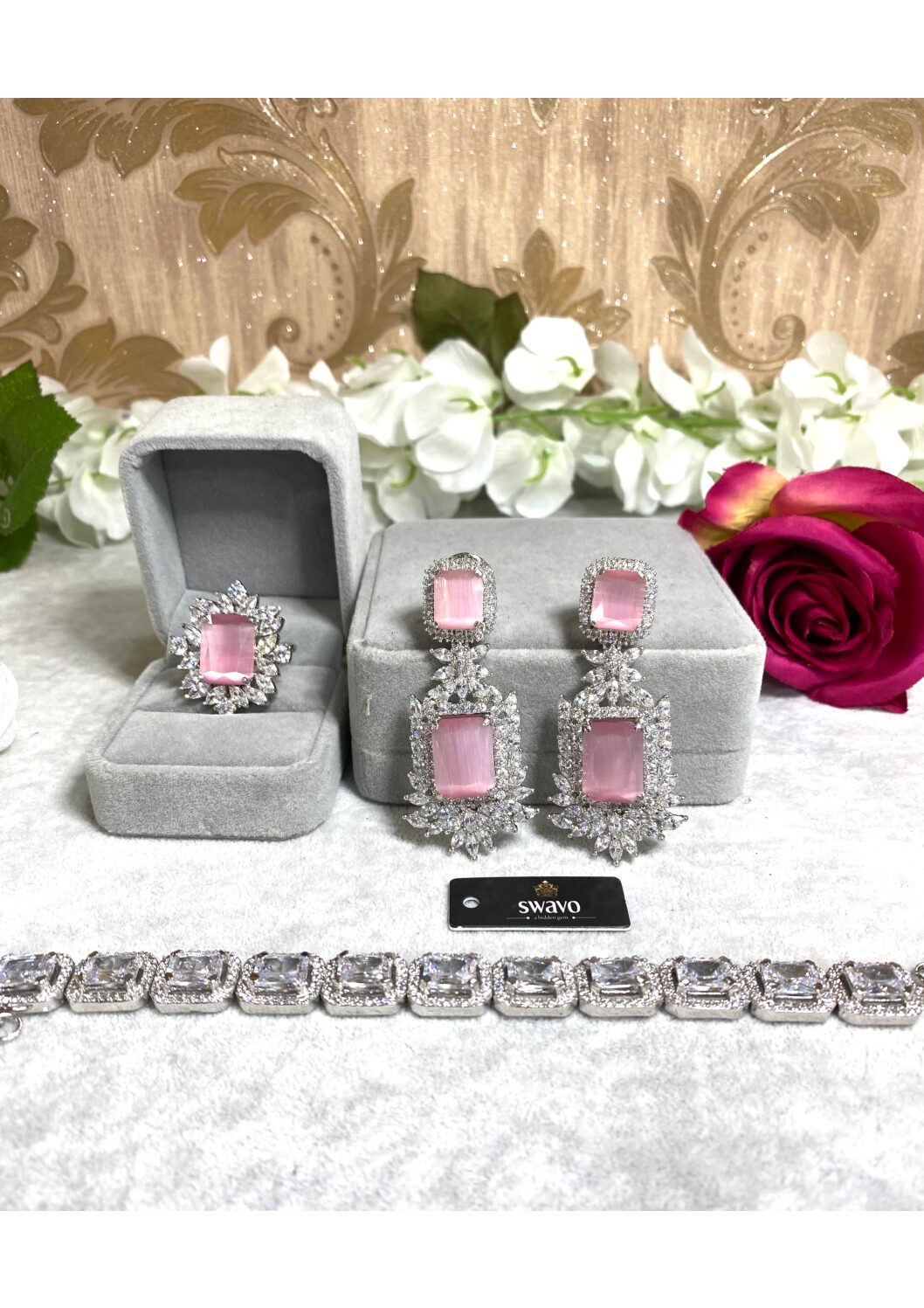 Coco Square Drop Earrings image 4