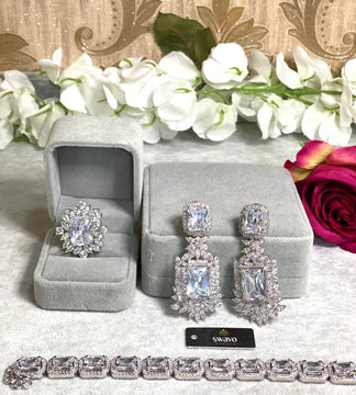 Coco Square Drop Earrings image 3