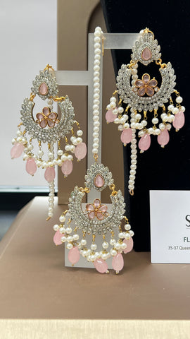 FILIGREE Pink Gold choker Set