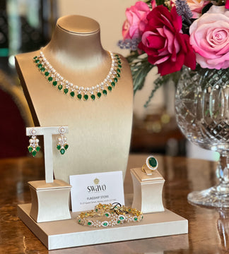 Teardrop Pearl Set
