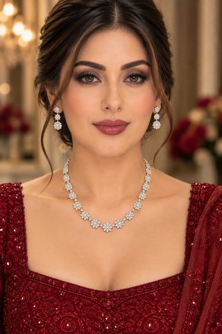 Floral Necklace Set