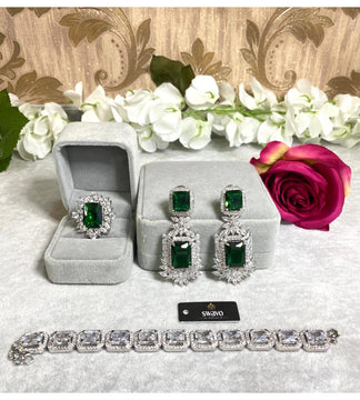 Coco Square Drop Earrings image 2