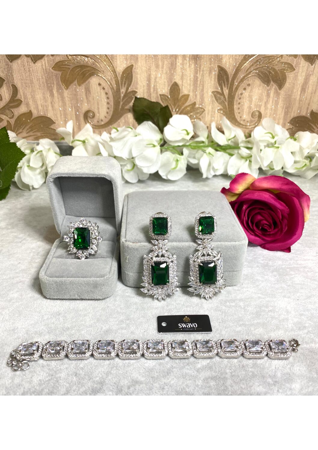 Coco Square Drop Earrings image 2