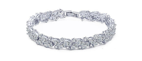 Stunning Cluster CZ Bracelet image 0