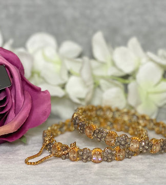 Zoya Oval Polki Bangles Pair image 0