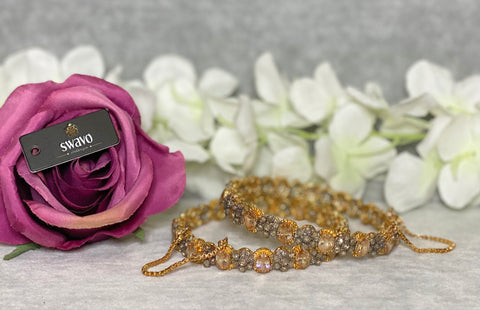 Zoya Oval Polki Bangles Pair image 0