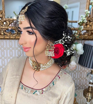 Priya Gold Ethnic Choker Set image 2