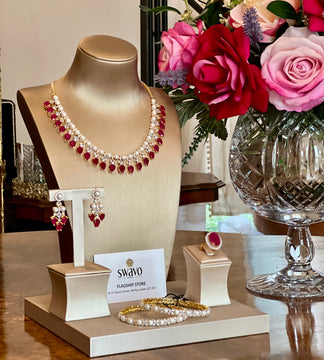 Teardrop Pearl Set