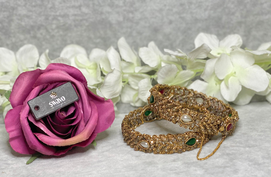 Mastani Polki Bangles Pair image 3