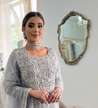 Tara Choker Sapphire Blue image 1