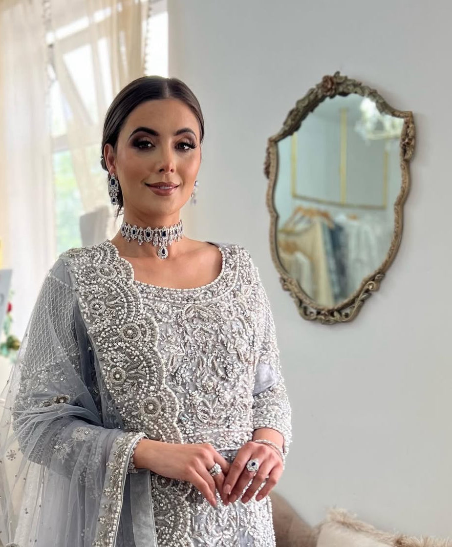 Tara Choker Sapphire Blue image 1