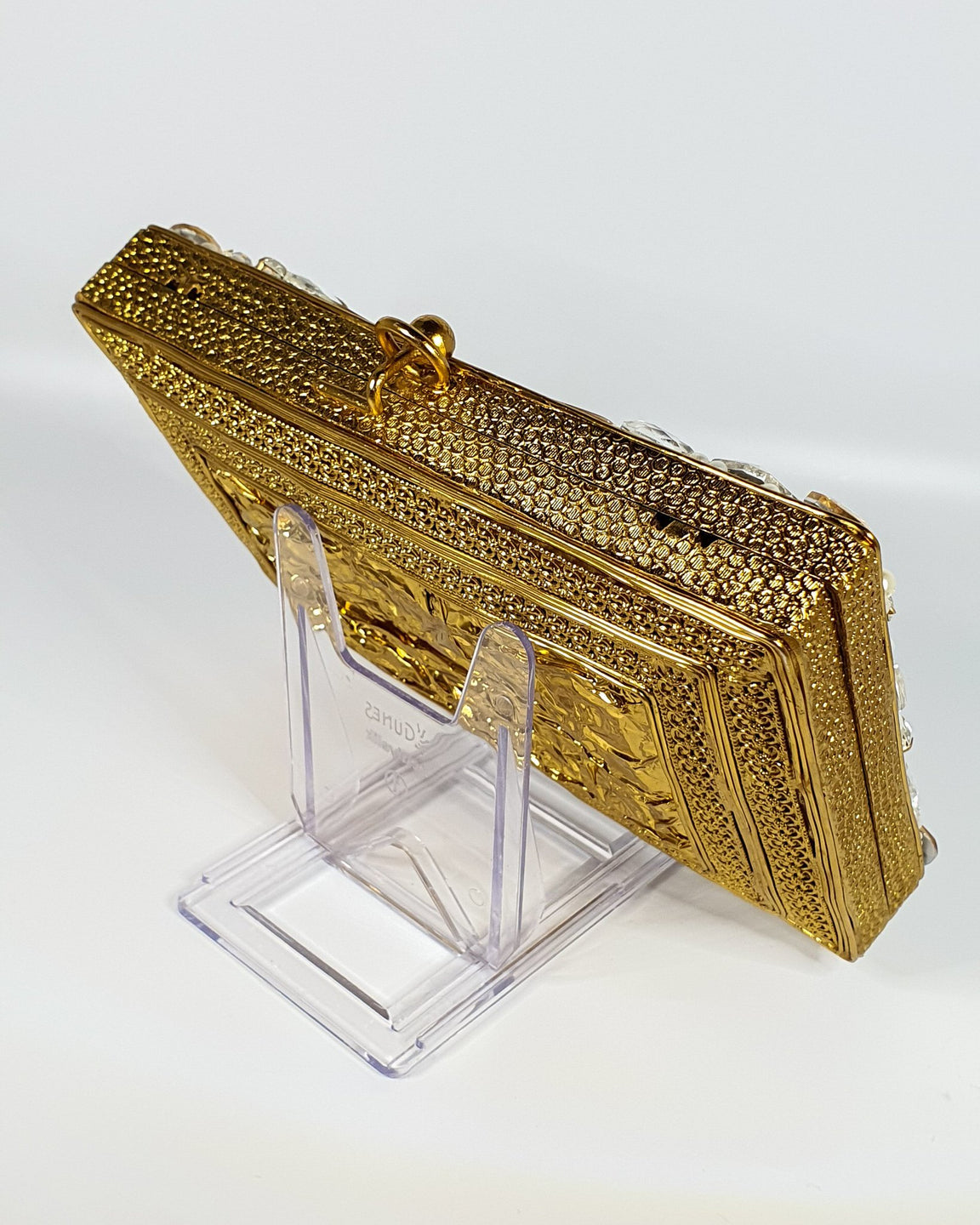 Elizabeth Pearl Gold Clutch Bag image 2