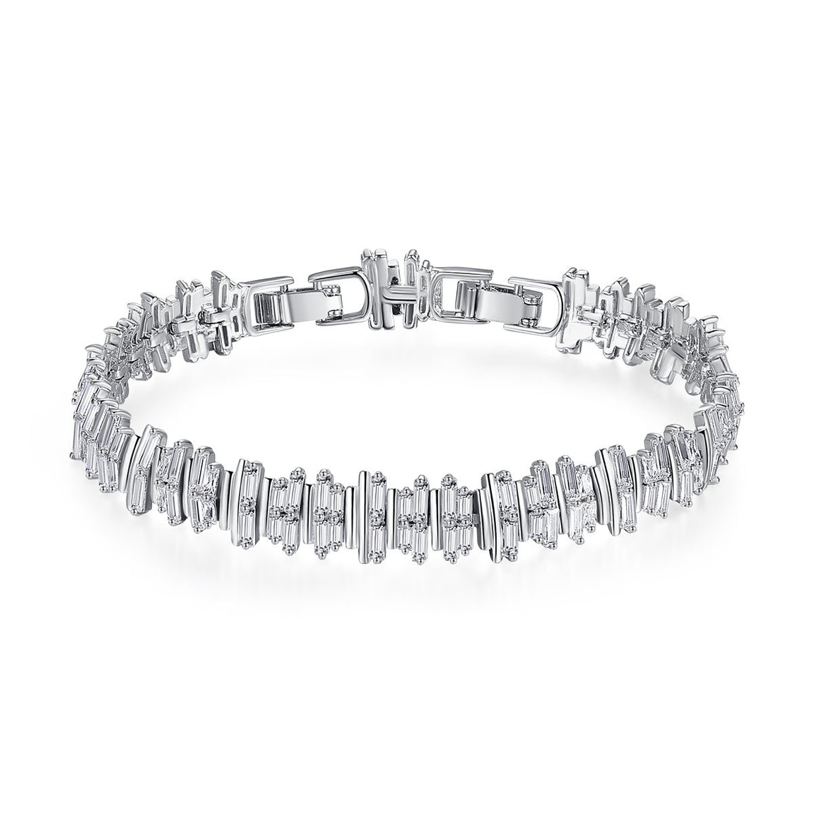 Stunning Baguette CZ Bracelet image 0