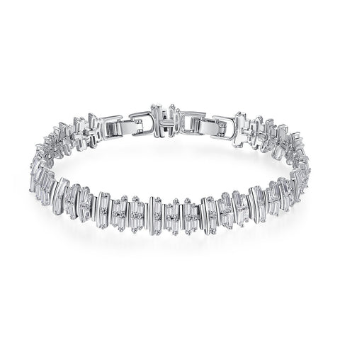 Stunning Baguette CZ Bracelet image 0