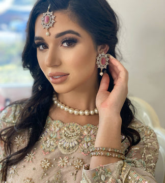 CZ Oval Studs & Tikka Duo image 1