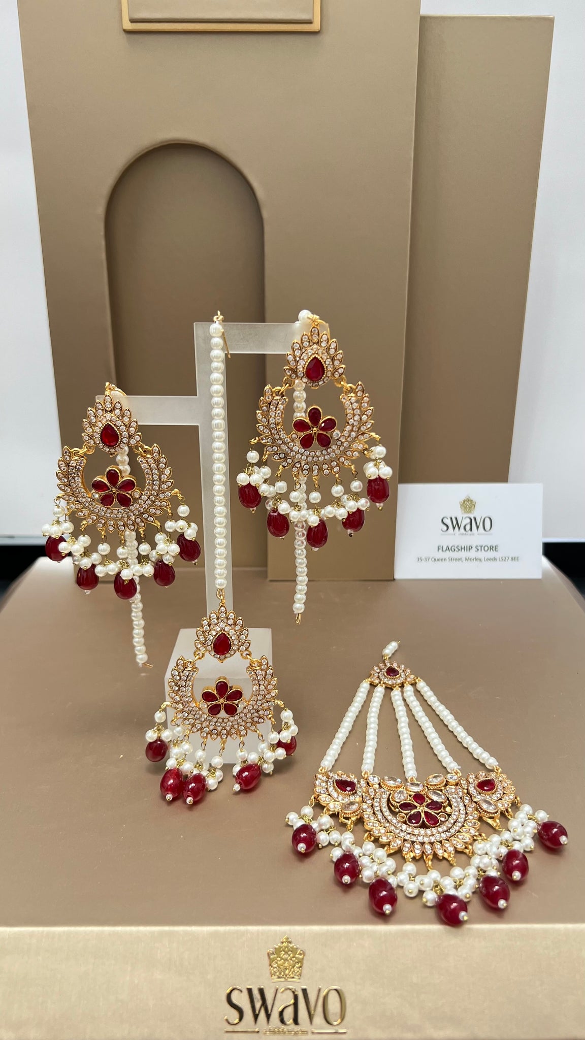 FILIGREE Red Gold Set