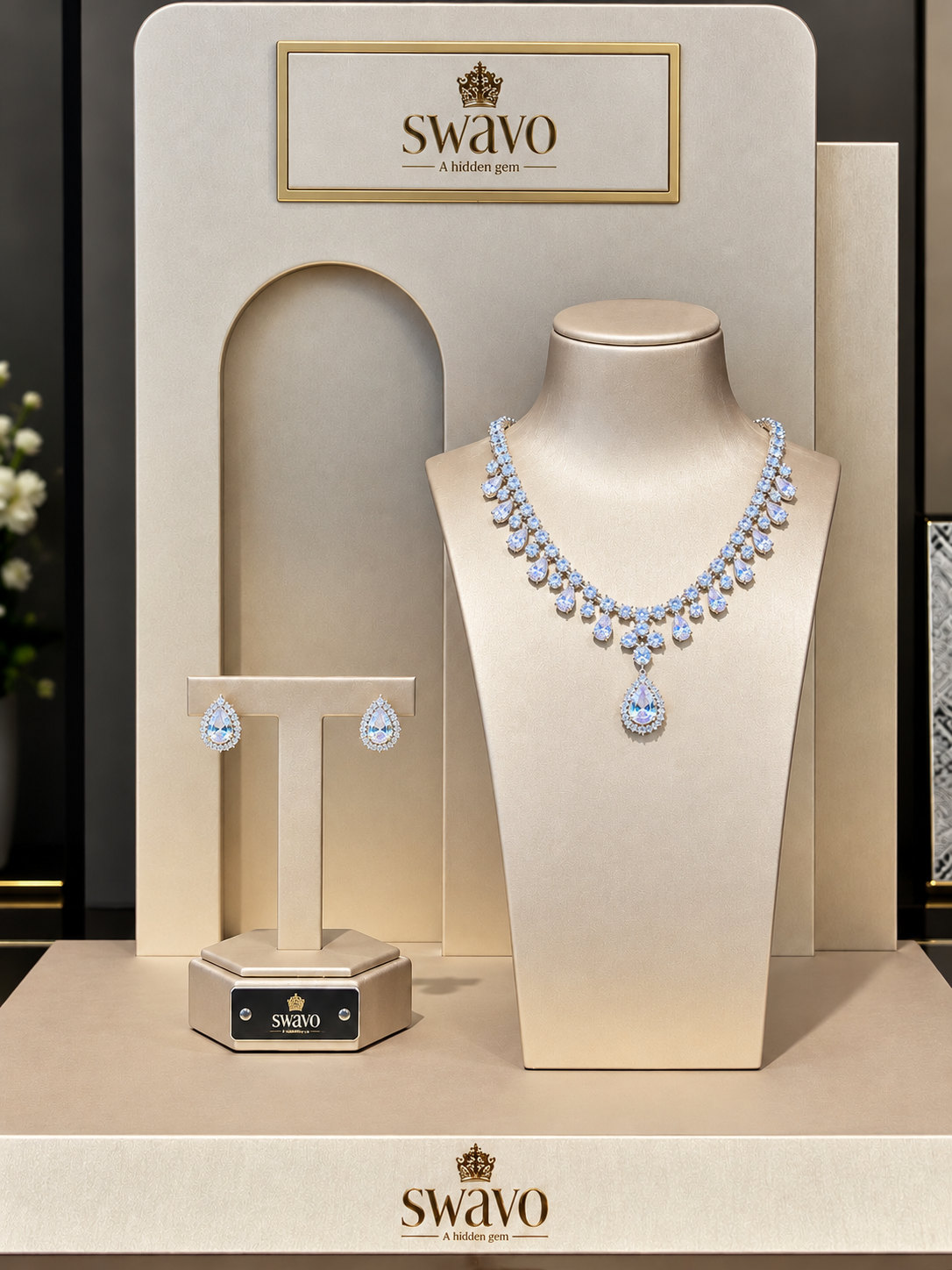 Teardrop Necklace Set