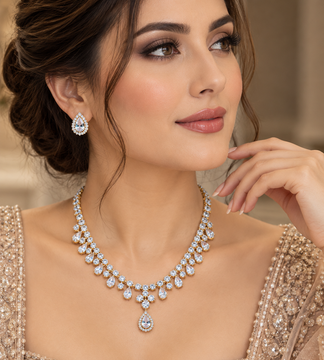 Teardrop Necklace Set