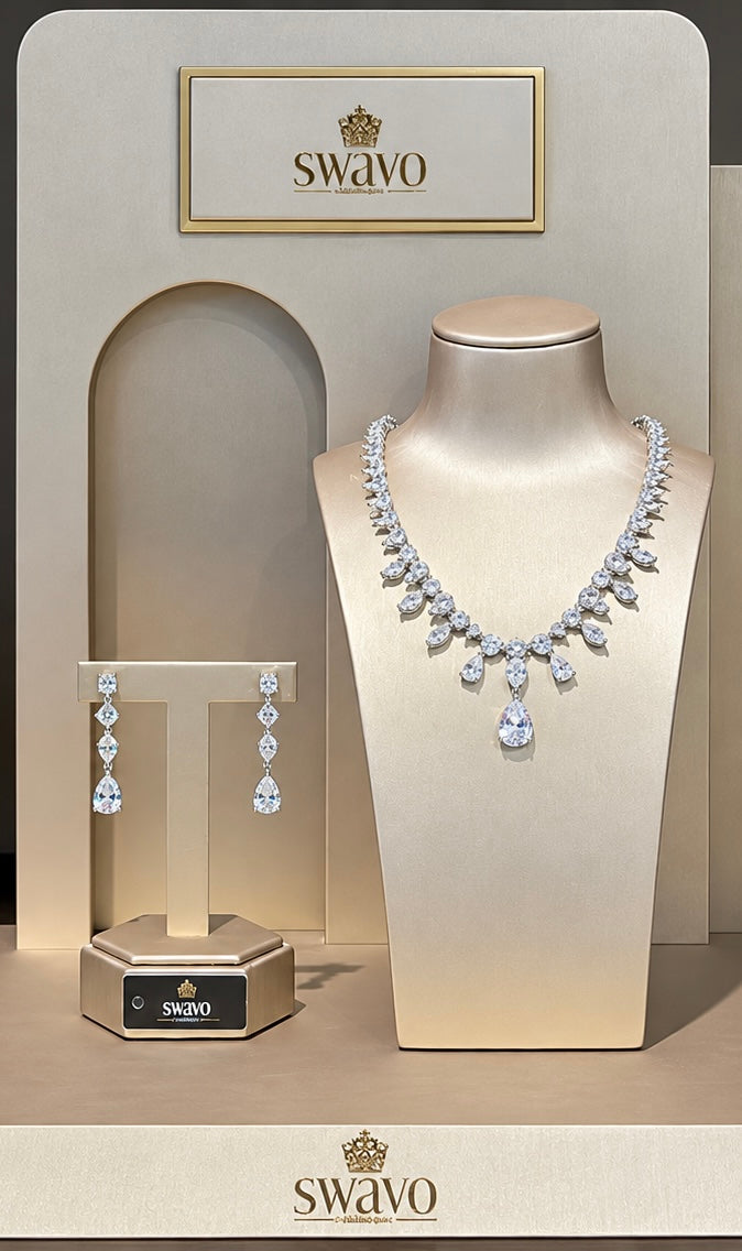 Marquise Necklace Set