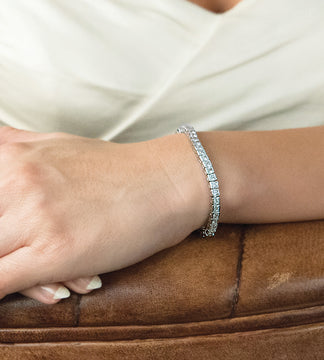 Ivory & Co Elegance Crystal Tennis Bracelet