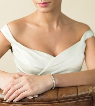 Ivory & Co Elegance Crystal Tennis Bracelet