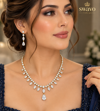 Marquise Necklace Set