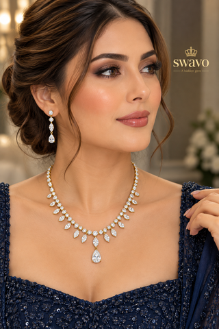 Marquise Necklace Set