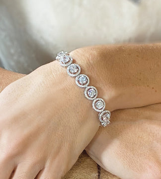 Ivory & Co Hampton Classic Crystal Bracelet