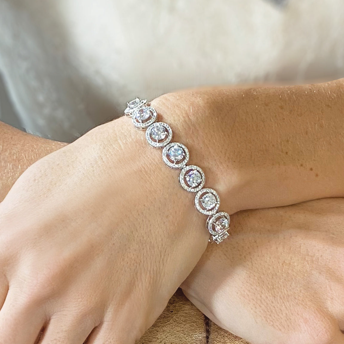 Ivory & Co Hampton Classic Crystal Bracelet