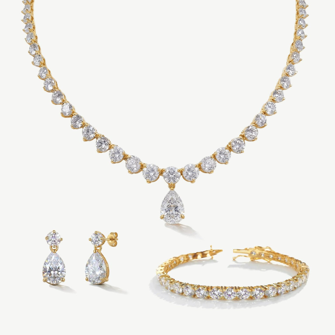 Ivory & Co Imperial Gold Teardrop Set