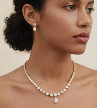 Ivory & Co Imperial Gold Teardrop Set