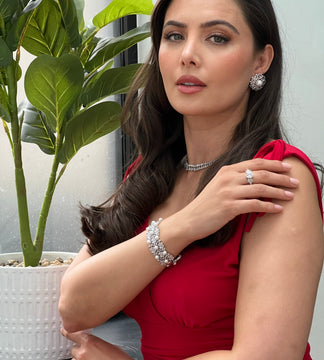 Lucy Pearl & Crystal Studs