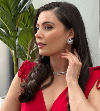 Lucy Pearl & Crystal Studs