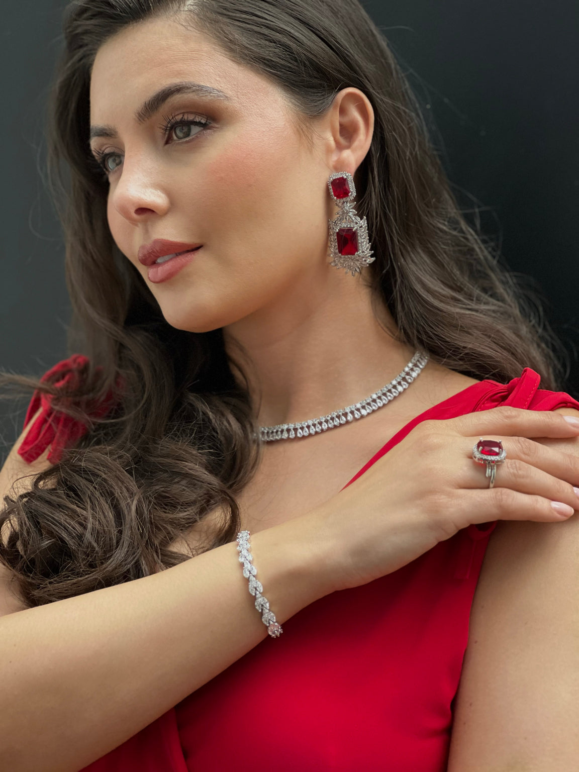 Coco Square Drop Earrings