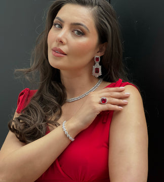 Coco Square Drop Earrings