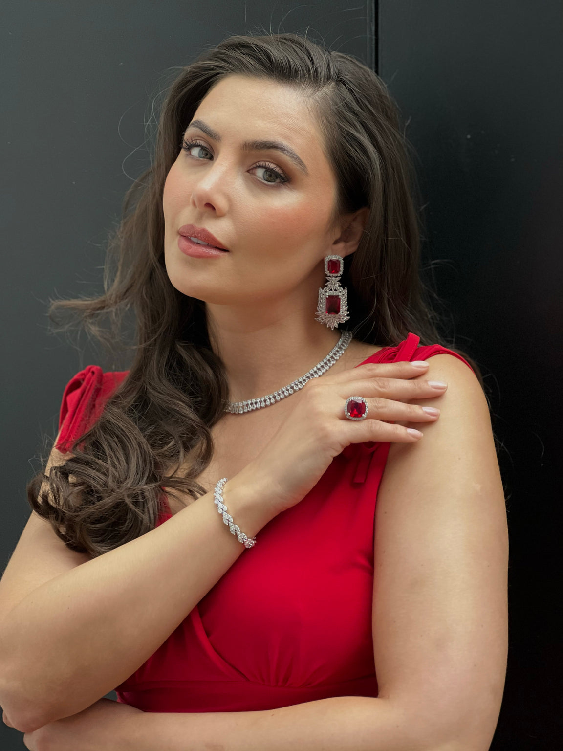 Coco Square Drop Earrings