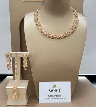 Natalie 3 Piece Set 2-Tone Gold