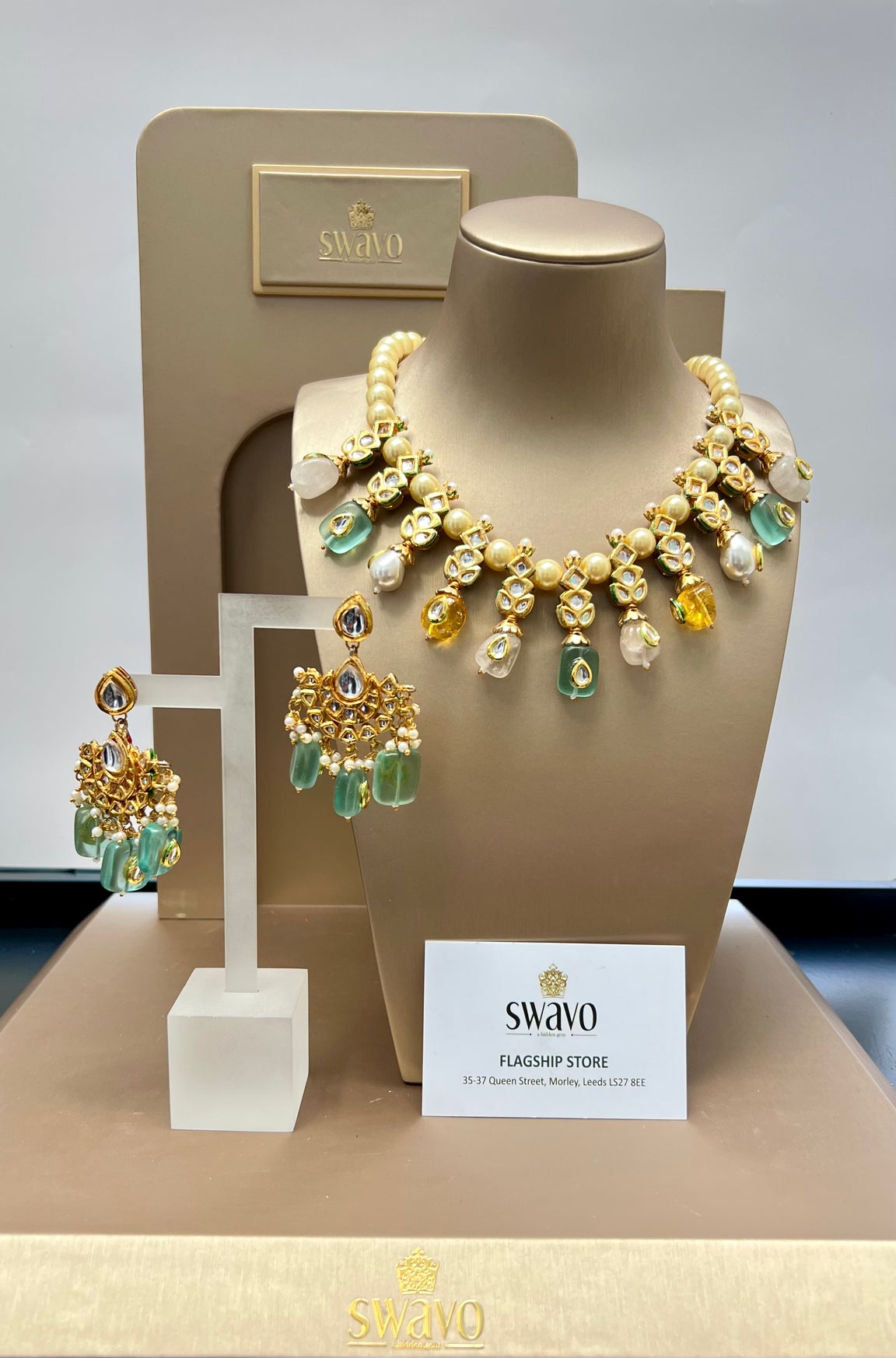 Multi Pastel Kundan Set