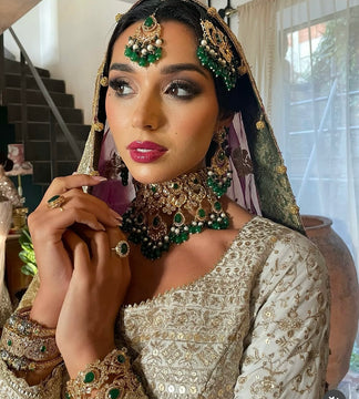 ROOJA Green Bridal Set
