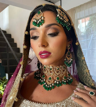 ROOJA Green Bridal Set