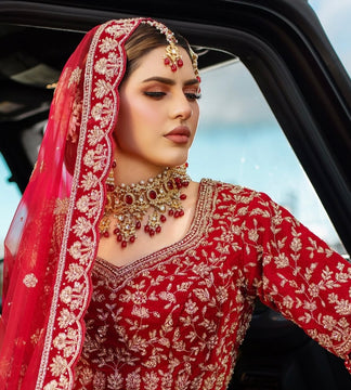 SONUM Red Bridal Set