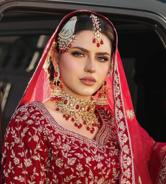 SONUM Red Bridal Set