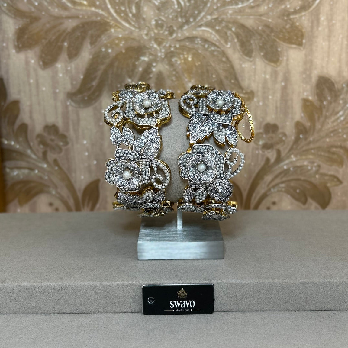 Rose Delight Bangle Pair