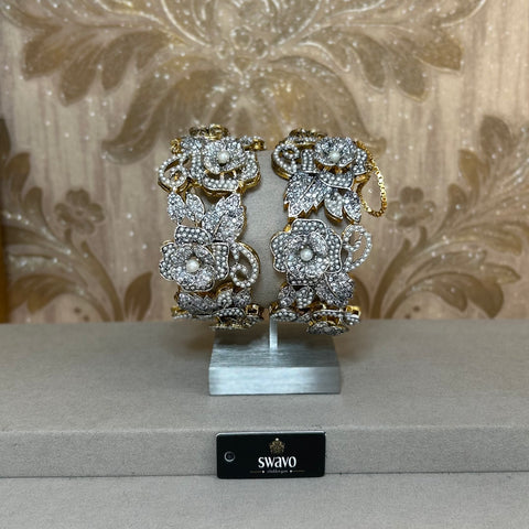 Rose Delight Bangle Pair