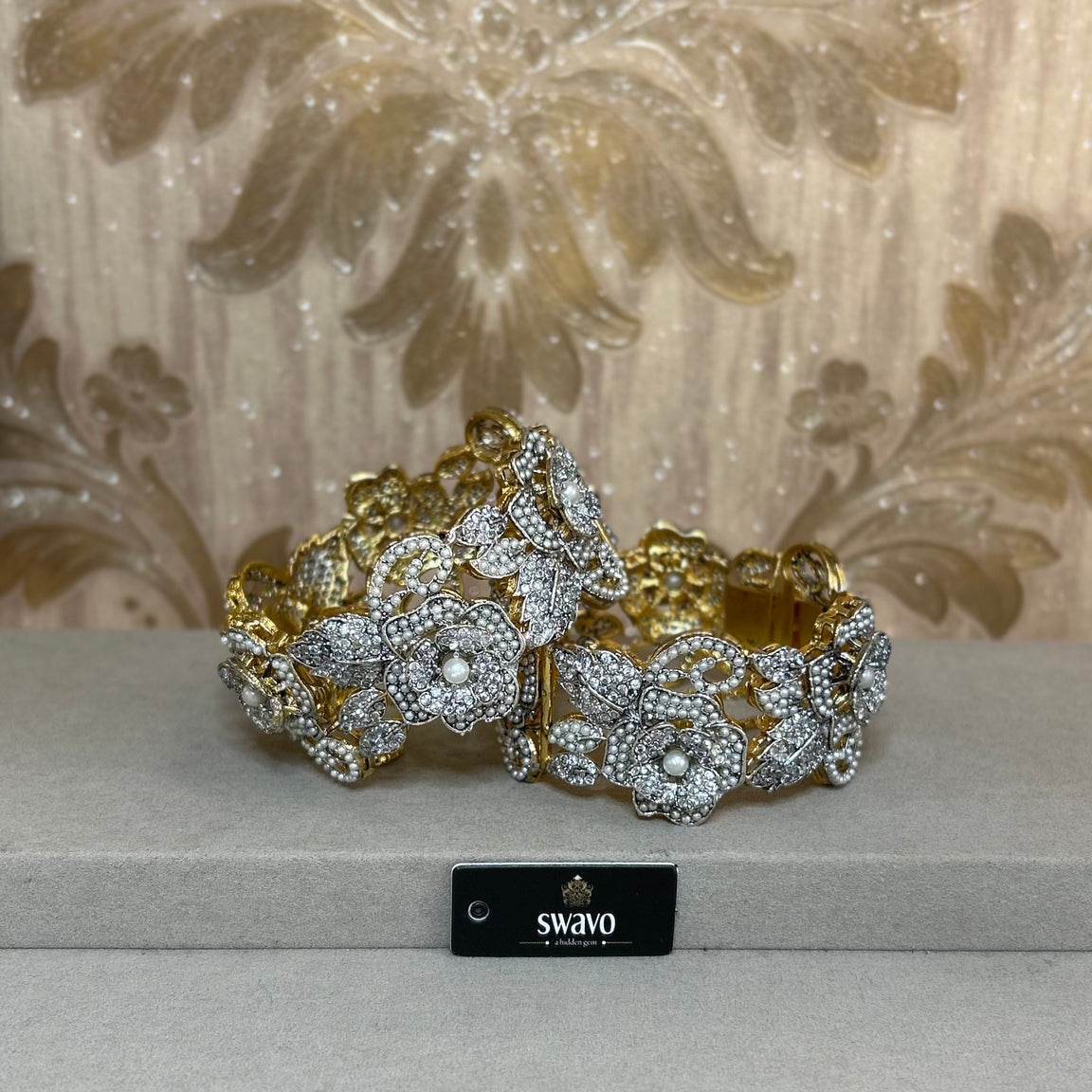 Rose Delight Bangle Pair