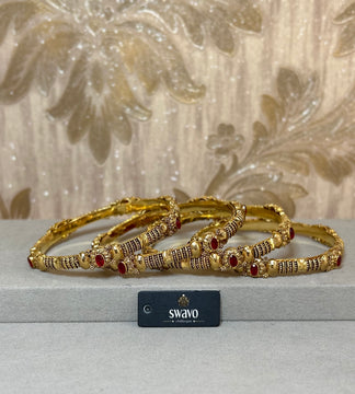 Omega Ruby Bangle Set of 6